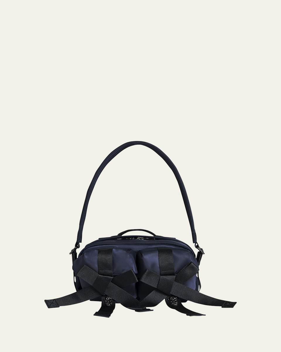 Bow Zip Bum Crossbody Bag